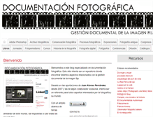Tablet Screenshot of documentacionfotografica.com